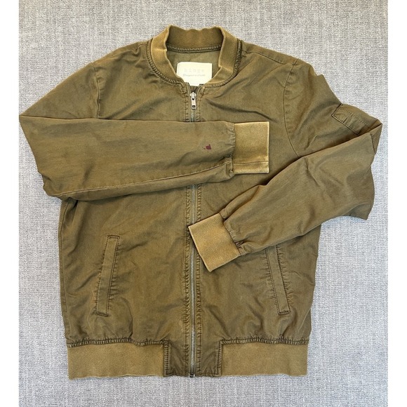 hinge Jackets & Blazers - Hinge Olive Bomber Jacket Women's XS Zip Front Lightweight Seattle